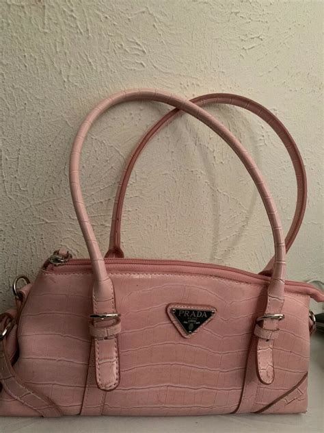 prada milano pink handbag|authentic used prada handbags.